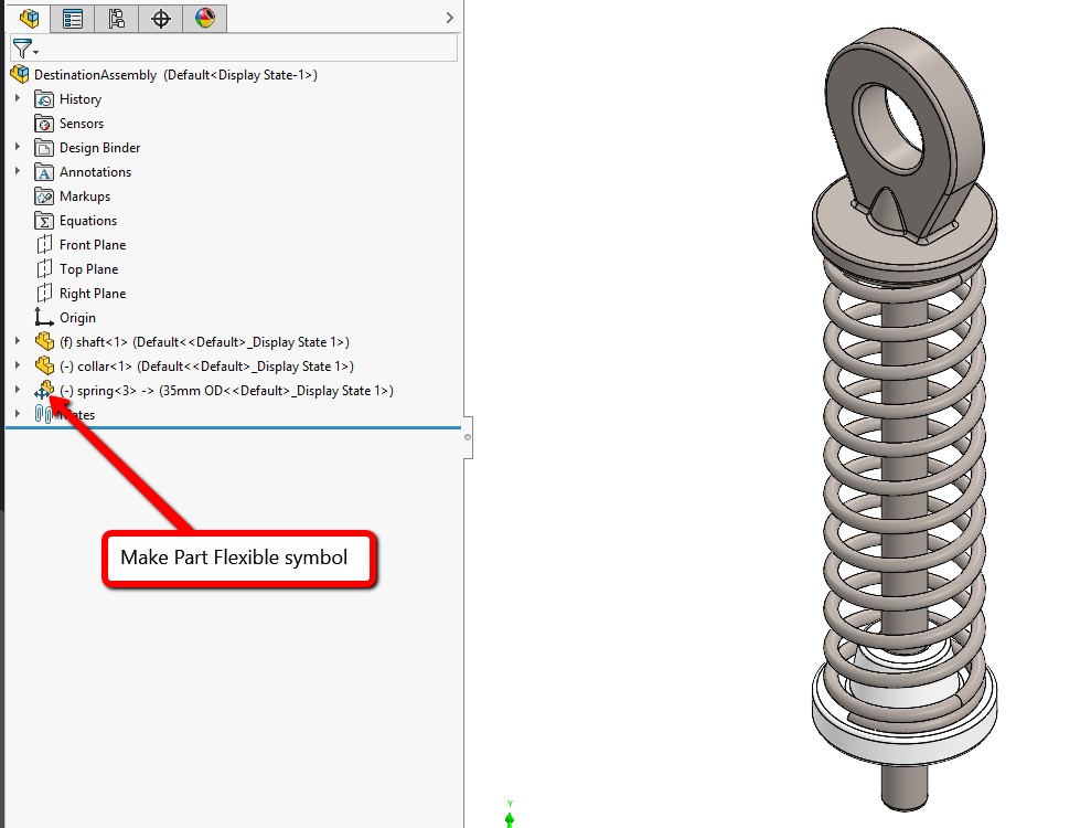 make parts flexible before