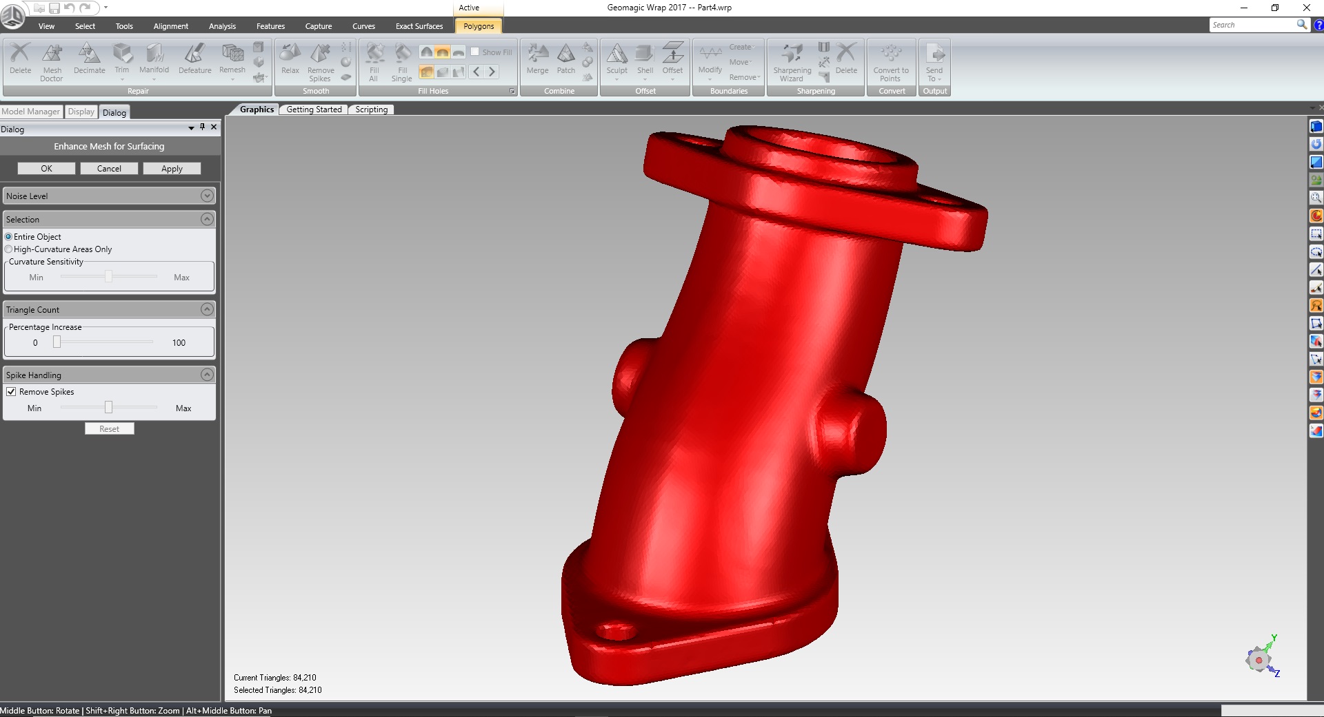 3D扫描数据准备工具可与Geomagic Wrap软件