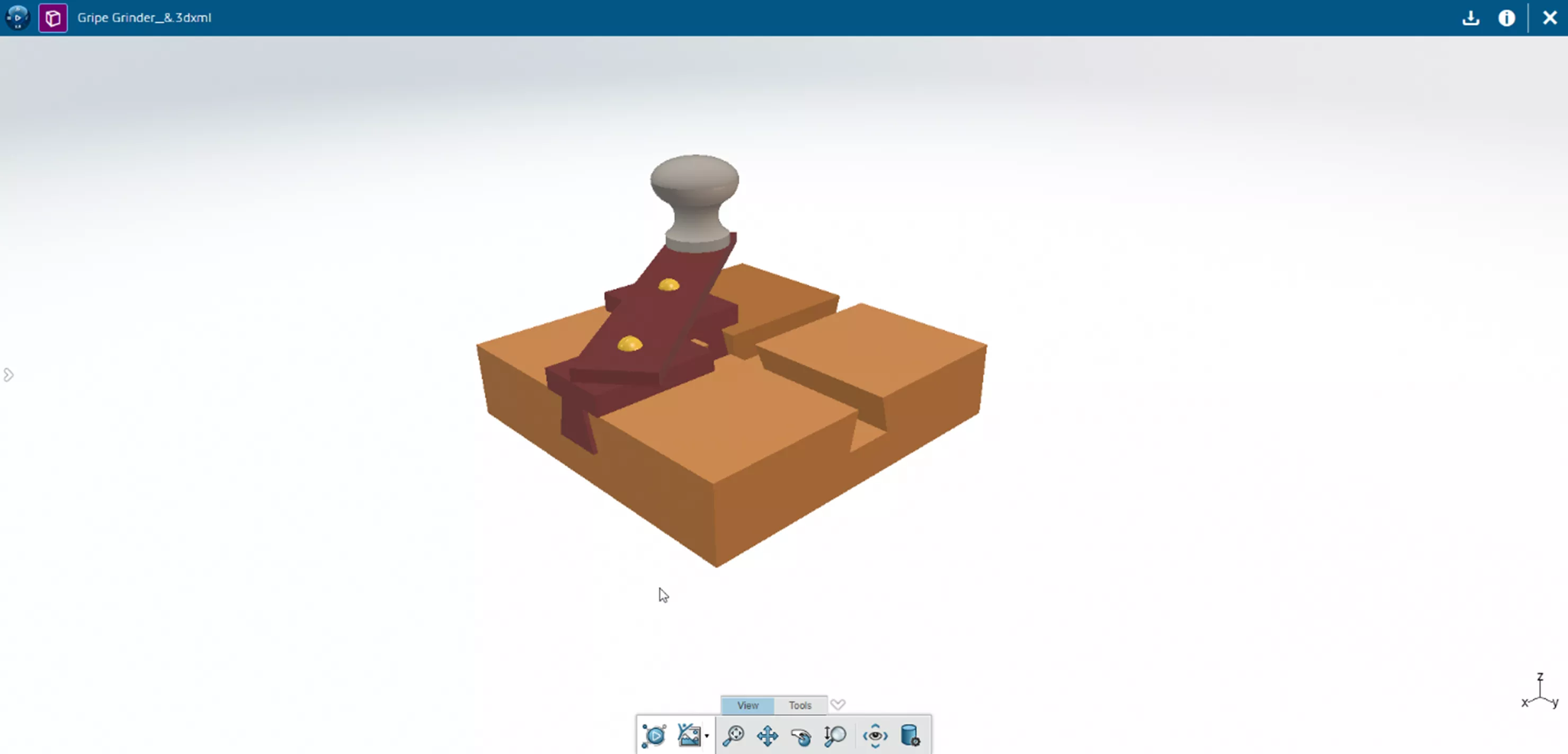 3DPlay Widget with a Shared SOLIDWORKS File Open