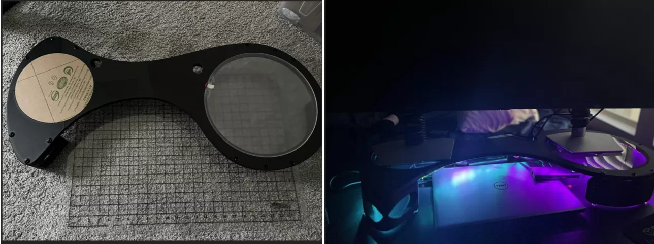 3D Printed Dual Monitor Riser