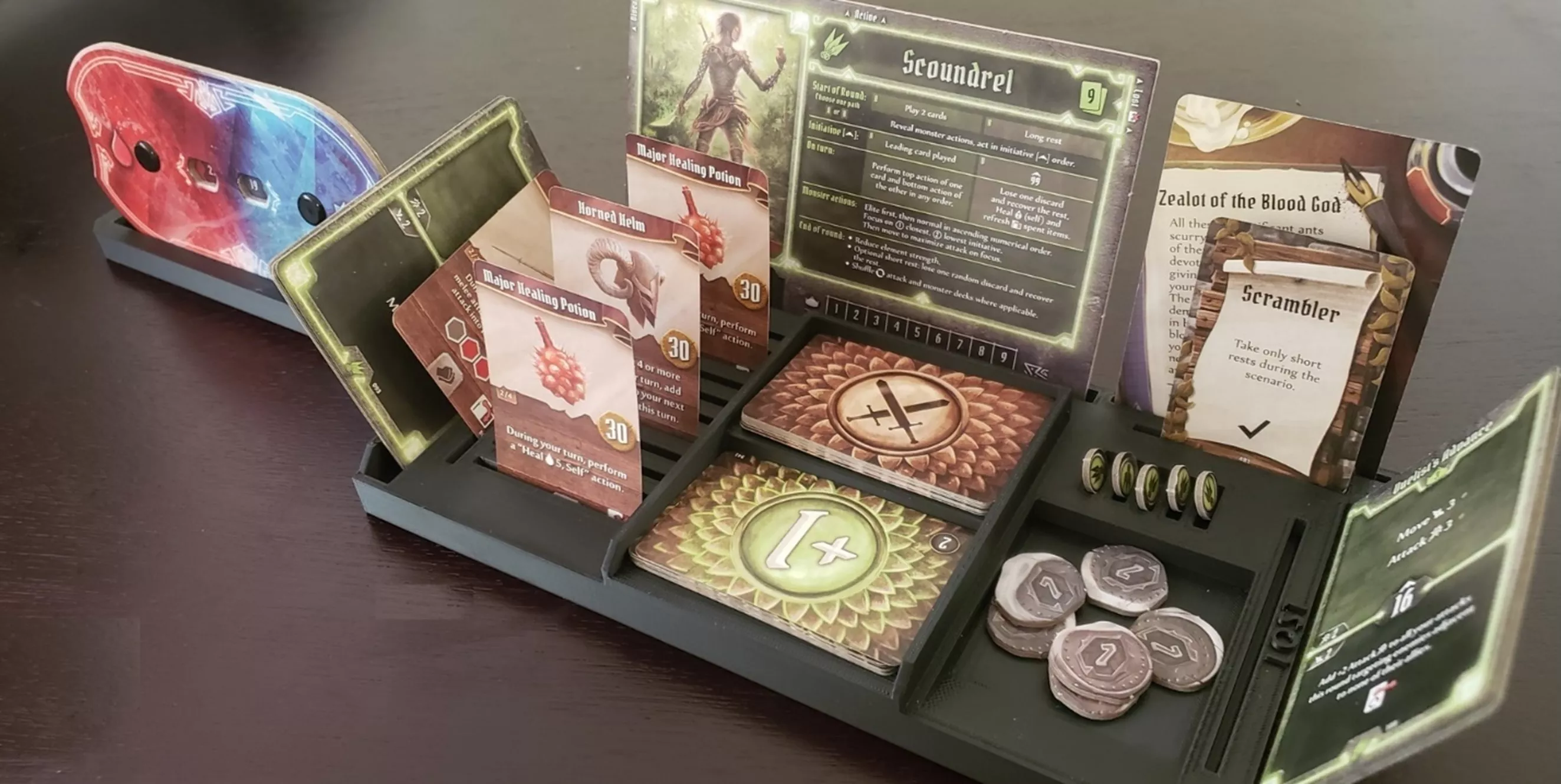 3D Printed Gloomhaven Game Organizer