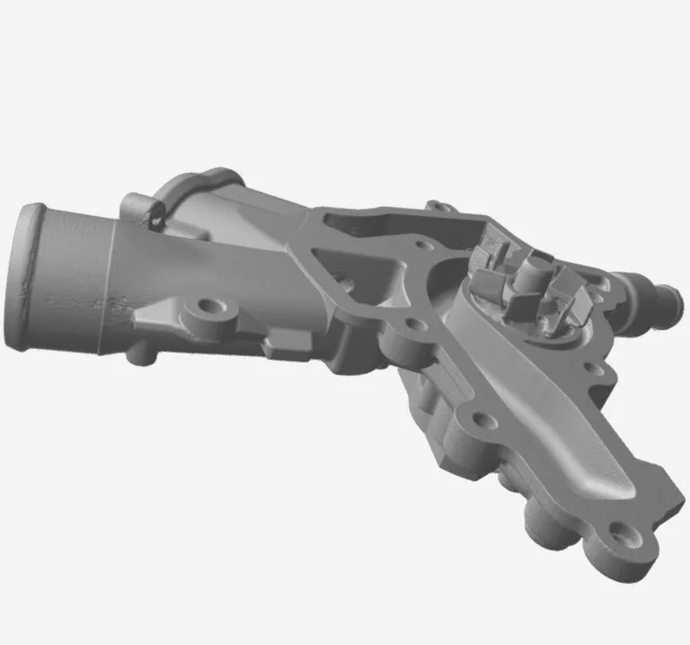 3D Scanned Water Pump Using the Artec Spider II 3D Scanner 