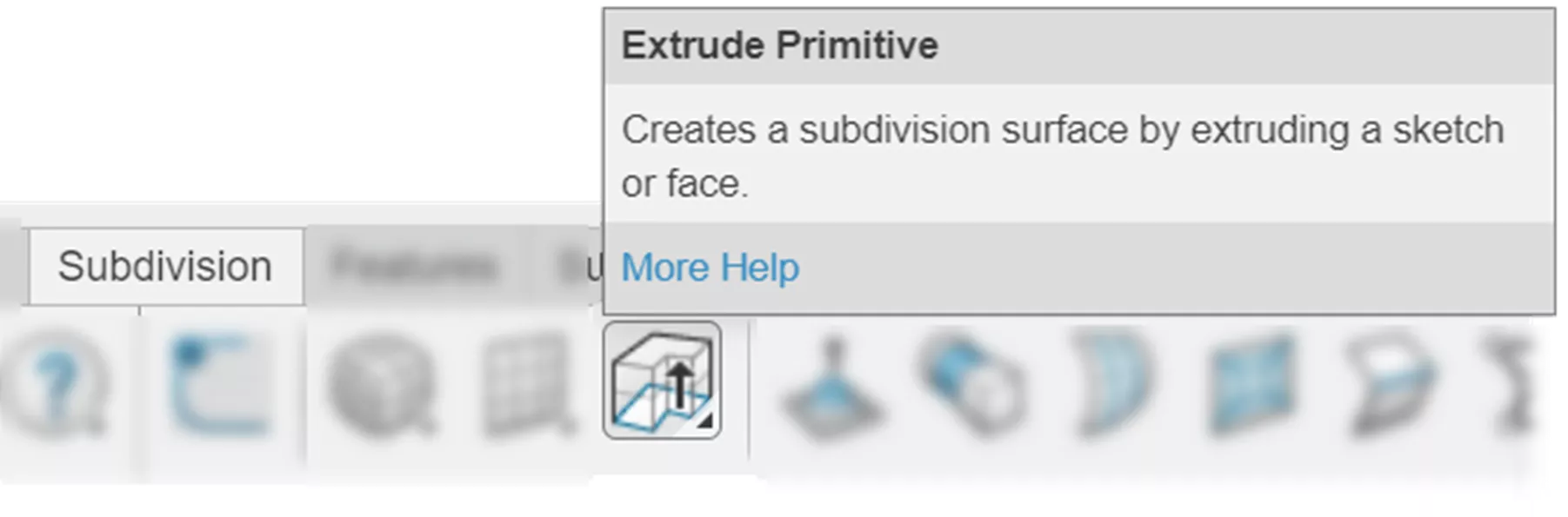 3D Sculptor Extrude Primitive Tool