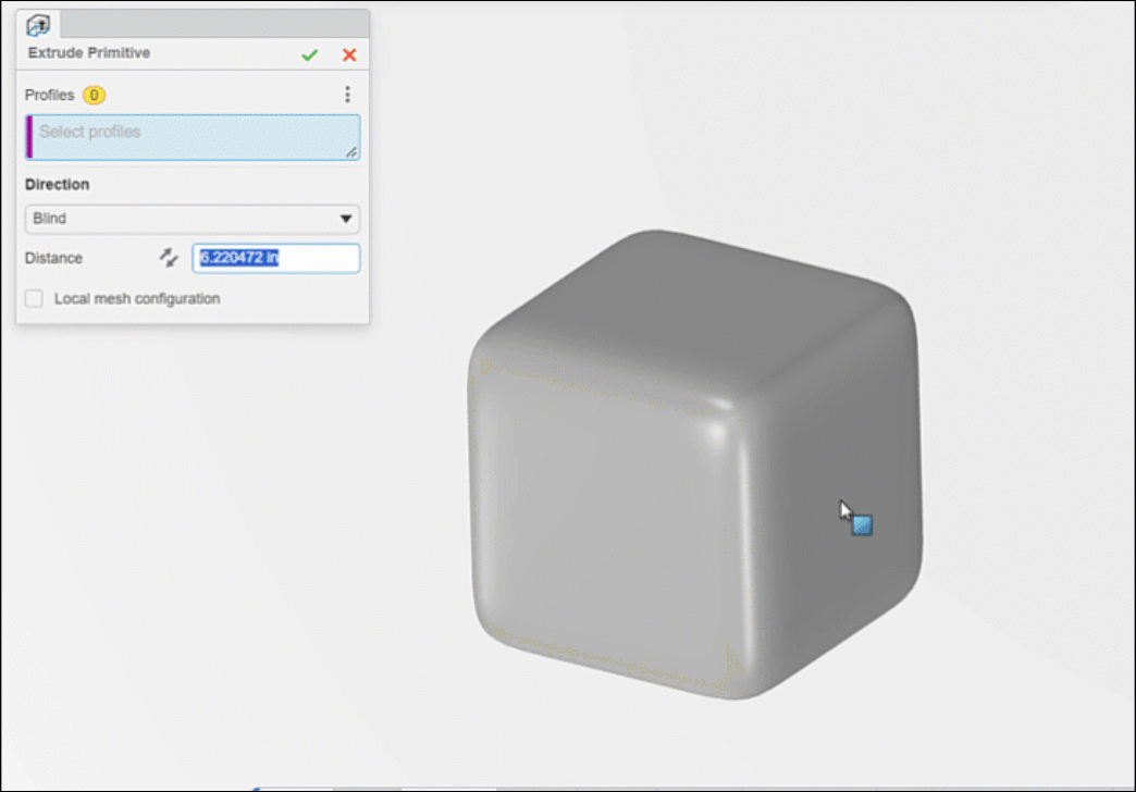 Creating a SubD Primitive By Extruding or Revolving Faces of Existing SubD