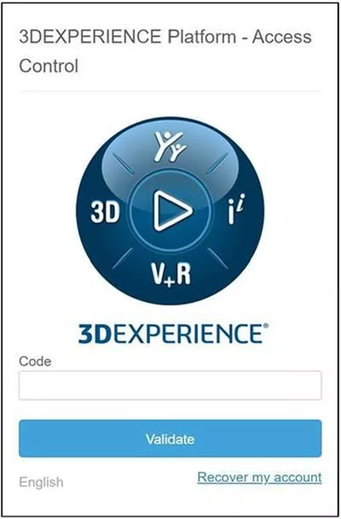 Access the 3DEXPERIENCE Platform with 2-Factor Authentication 