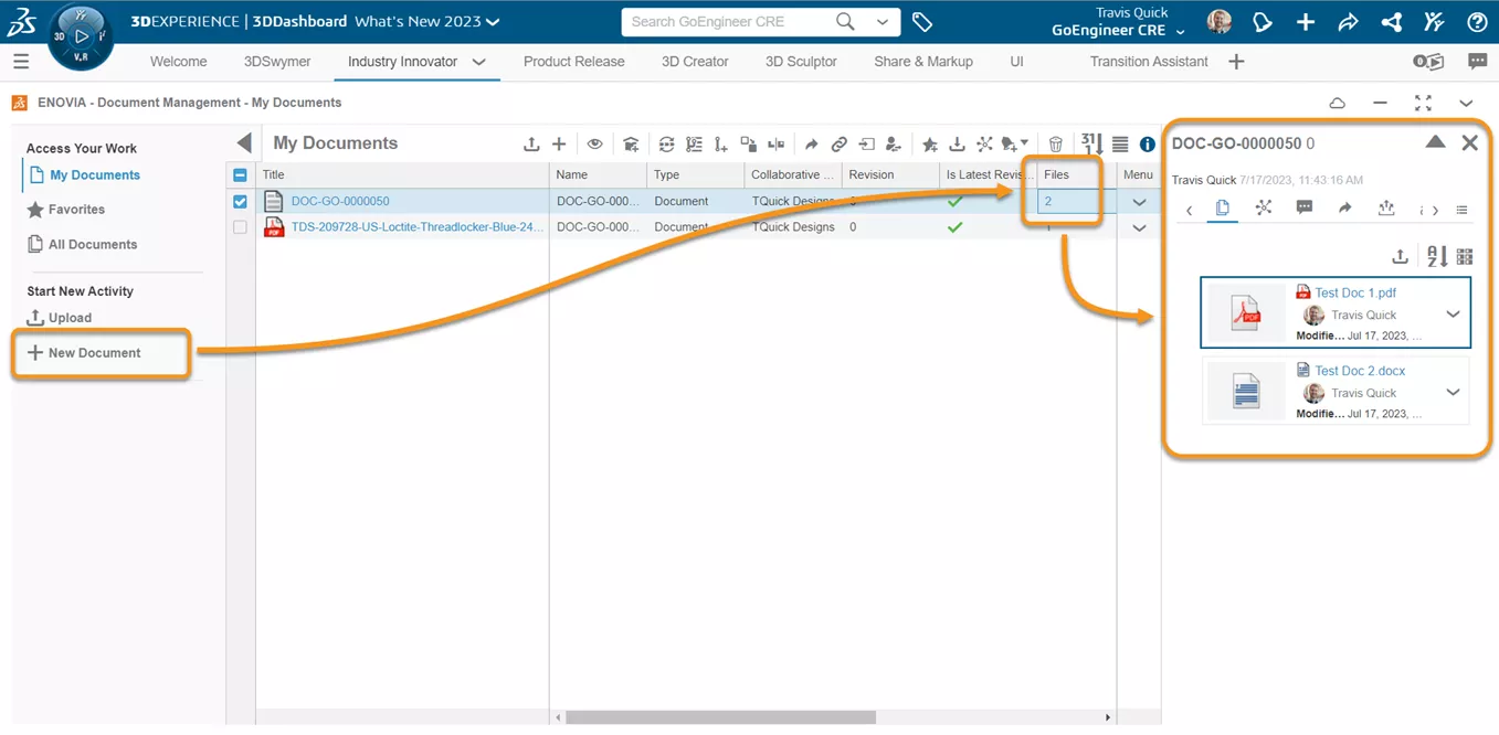 3DEXPERIENCE 2023x FD03 Document Management Updates