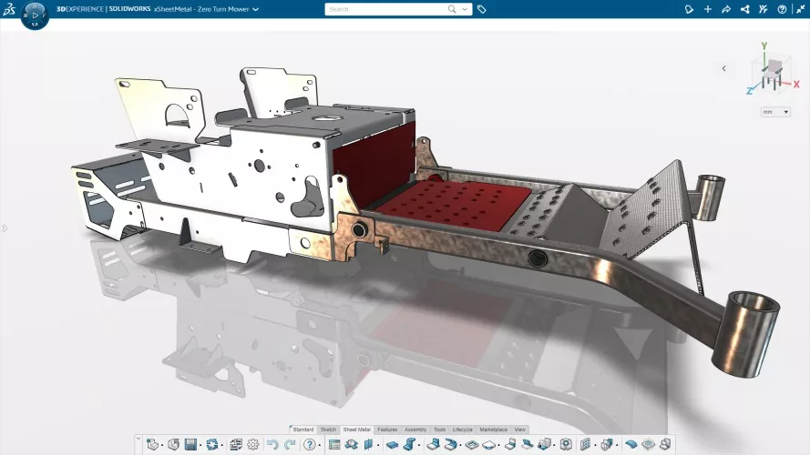 3DEXPERIENCE Cloud CAD - 3D Sheetmetal Creator 
