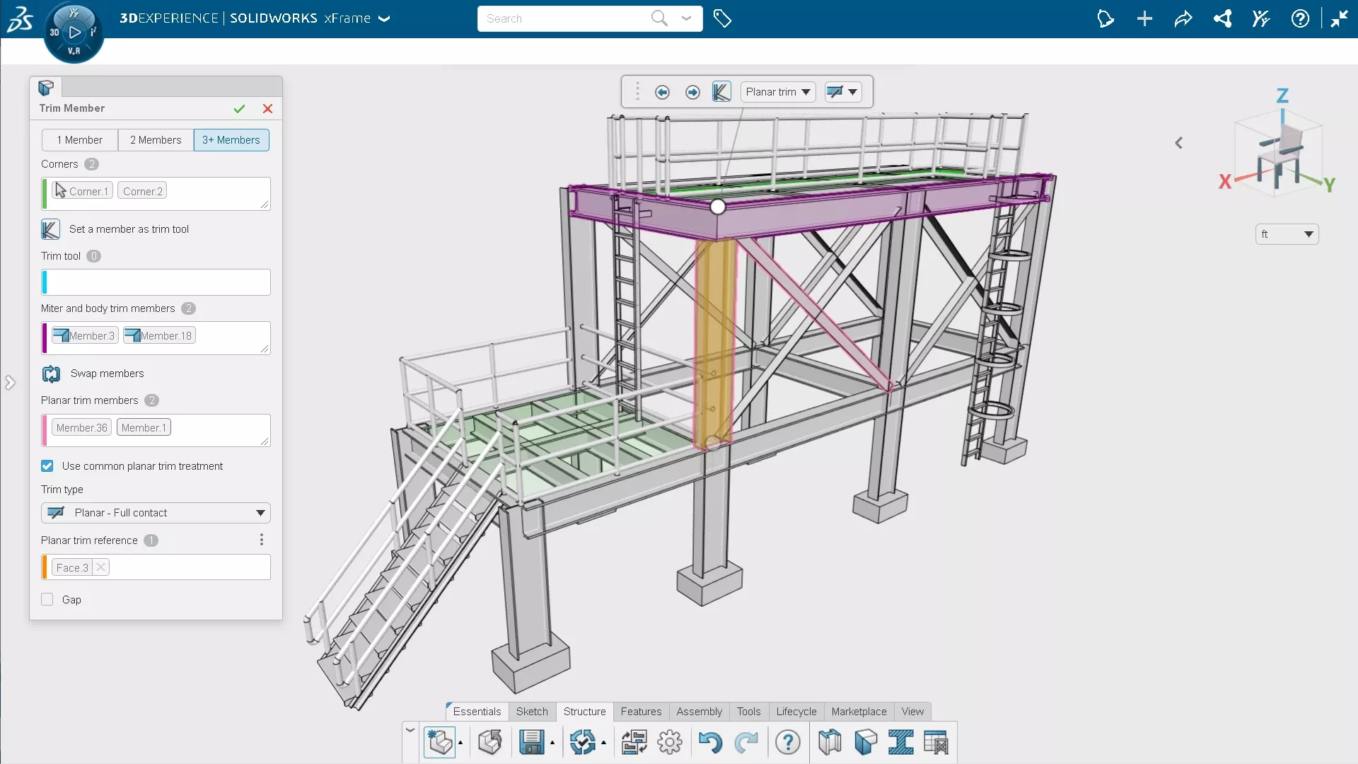3DEXPERIENCE Cloud CAD - 3D Structure Creator