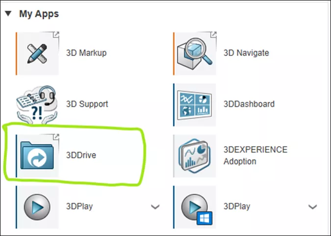 What is 3DDrive in 3DEXPERIENCE?