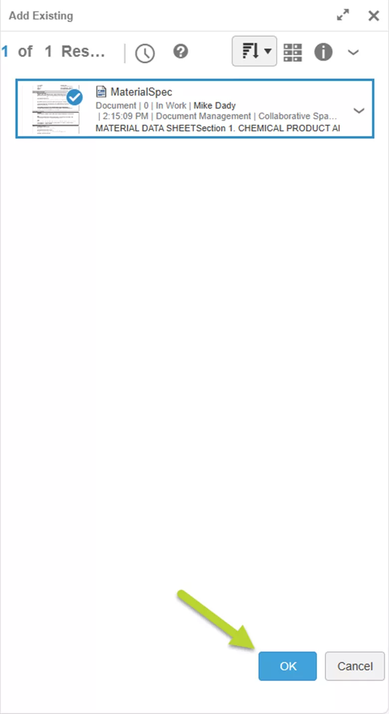 3DEXPERIENCE Attaching Specifications