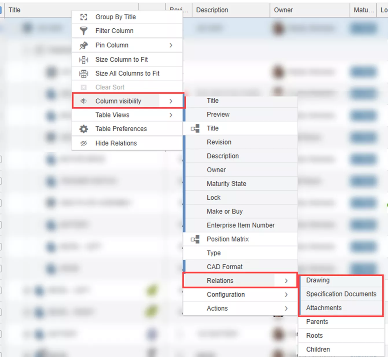 Control 3DEXPERIENCE Relations Node with Custom Visibility Options