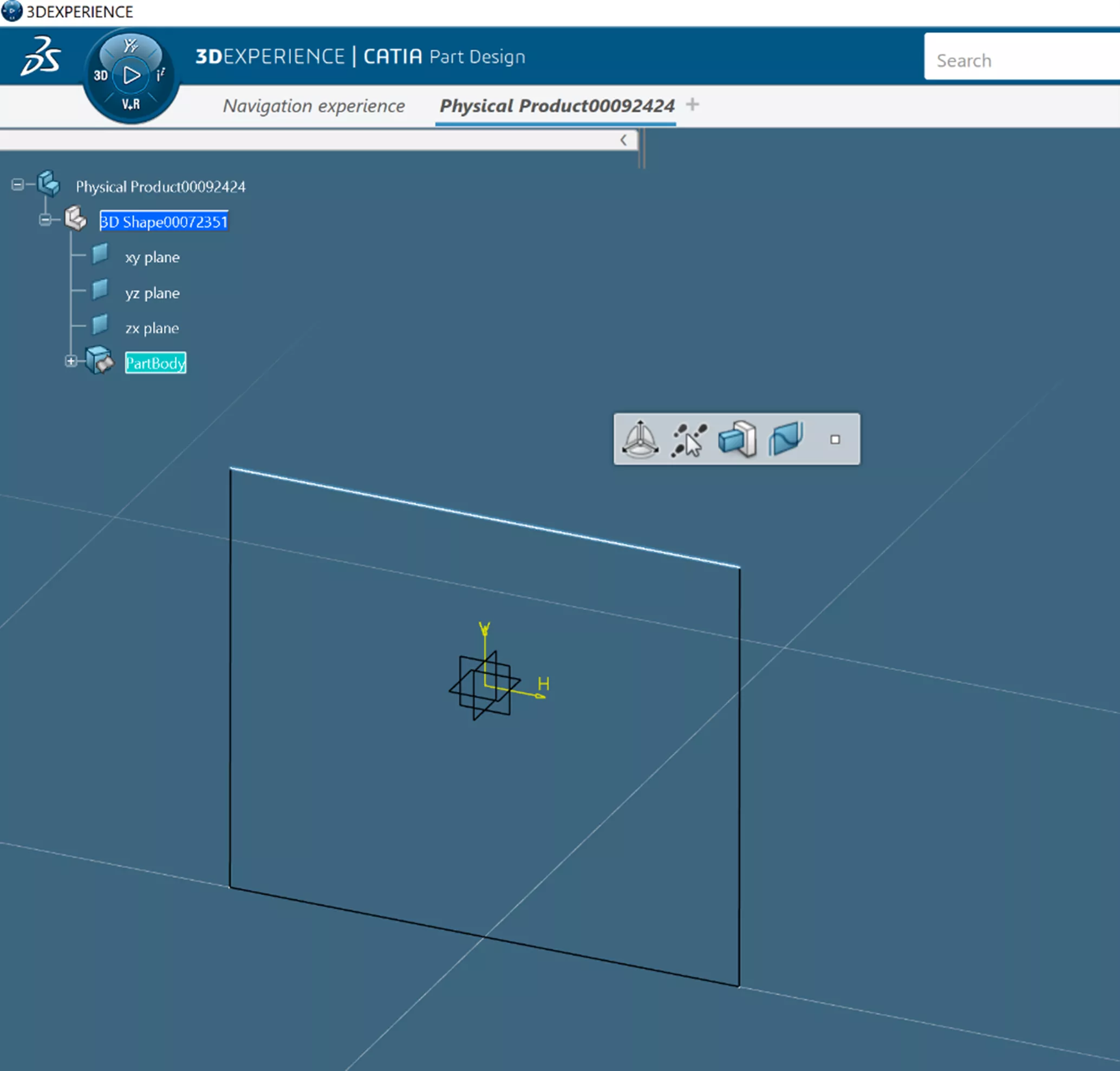 3DEXPERIENCE CATIA Context Menu 