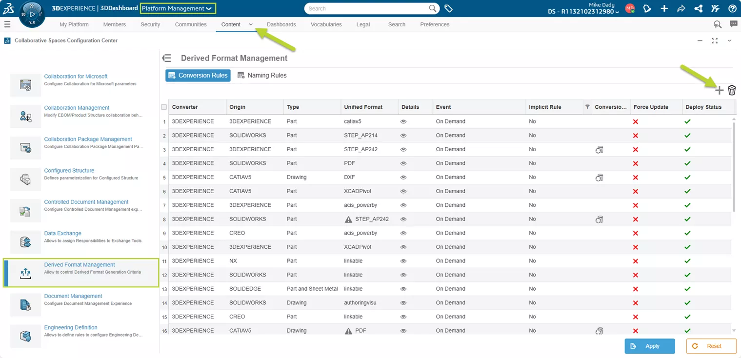 Converting Documents on Release in 3DEXPERIENCE