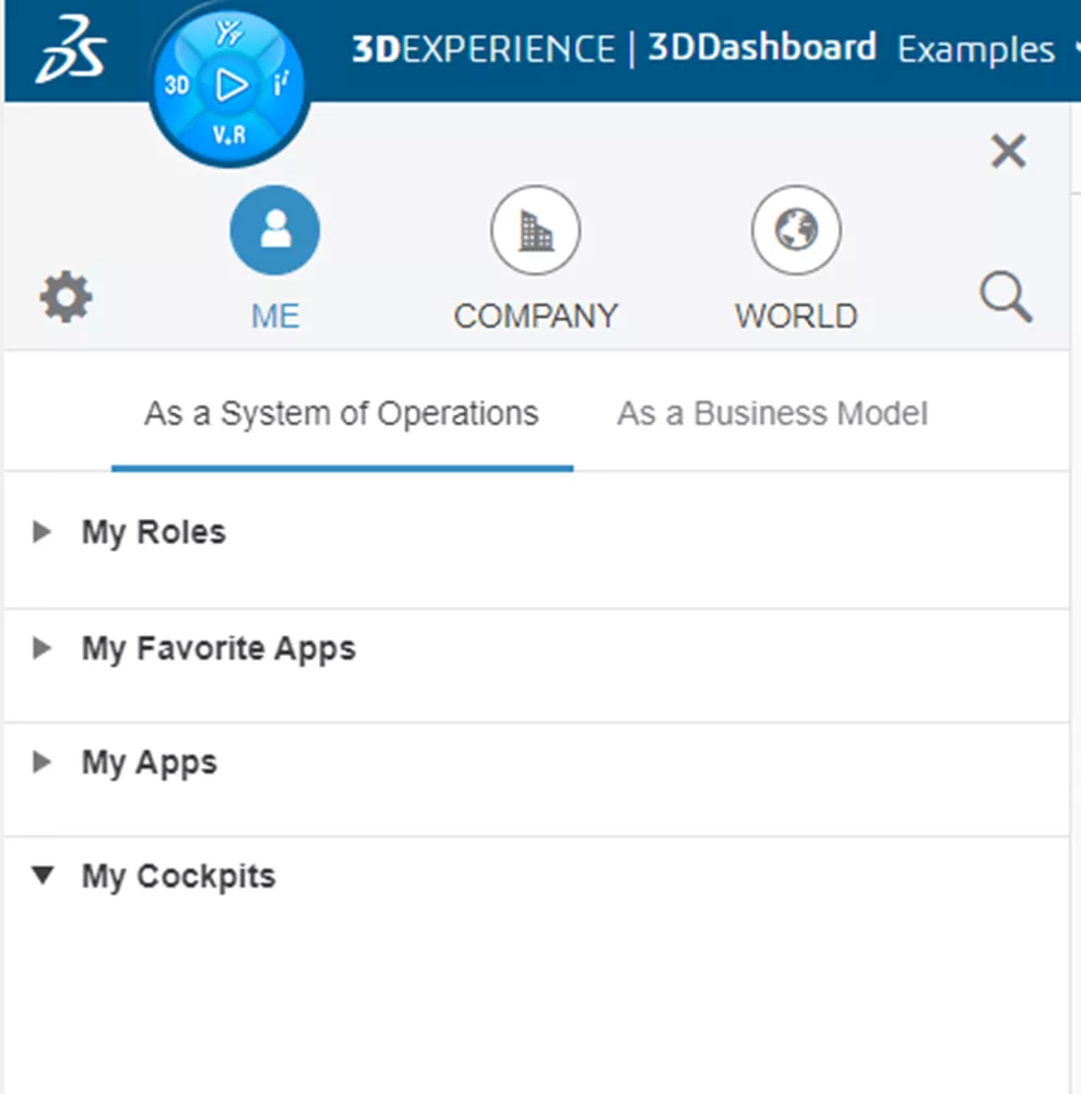 View Roles and Apps in 3DEXPERIENCE 