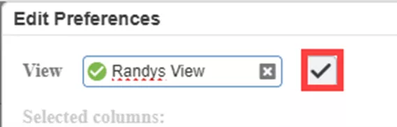 Name Column View in 3DEXPERIENCE Edit Preferences
