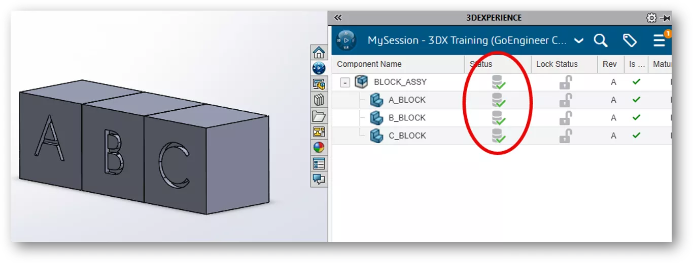 SOLIDWORKS Pack and Go with 3DEXPERIENCE Export Package Result