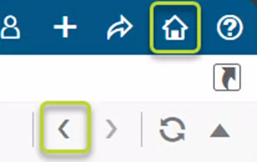Click the 3DEXPERIENCE Home Icon or Back Button to See the Main List of Options