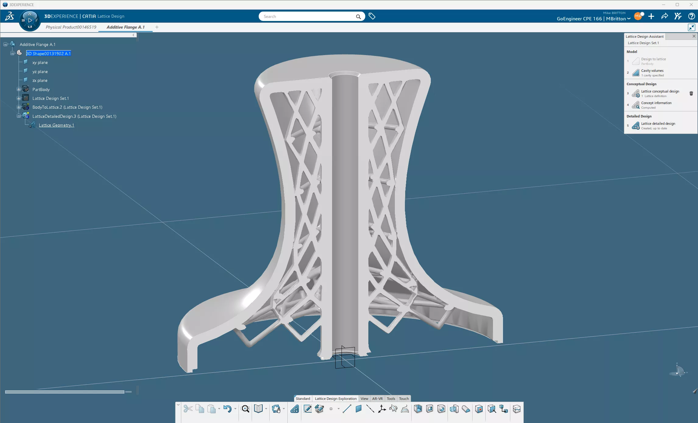 3DEXPERIENCE CATIA - Lattice Designer