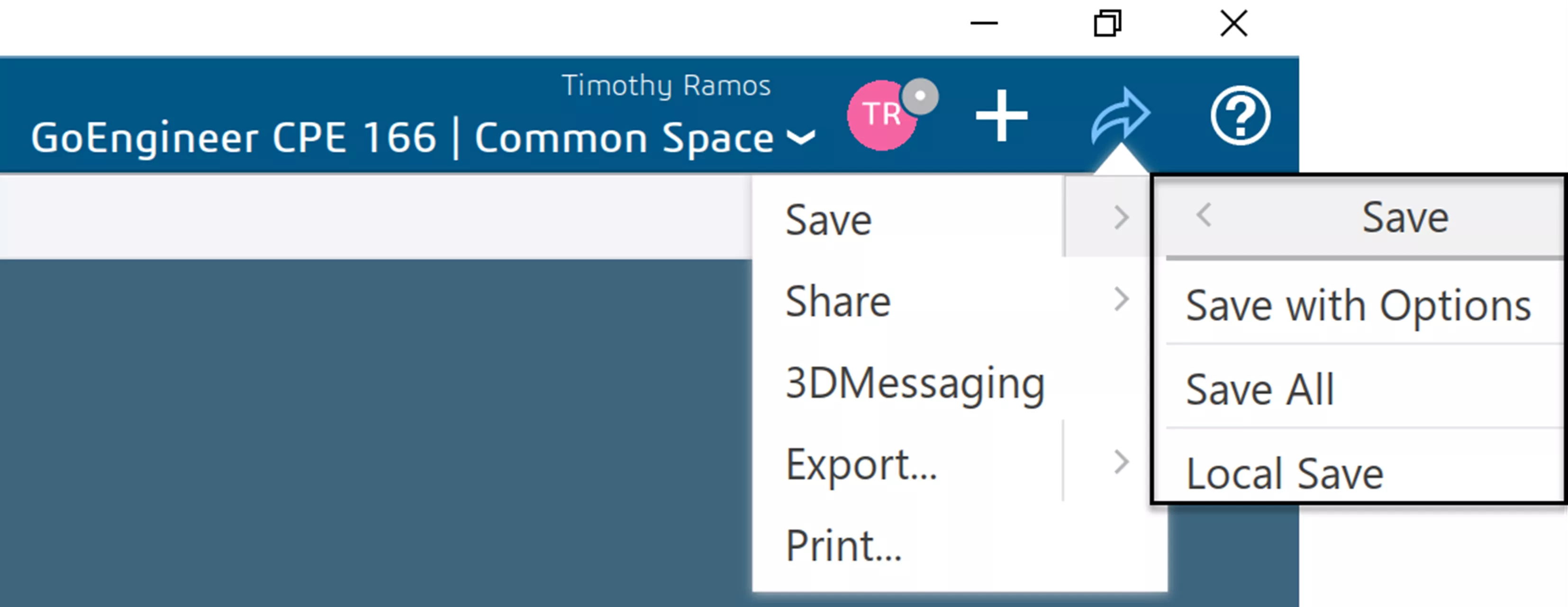 Local Save vs Export in 3DEXPERIENCE