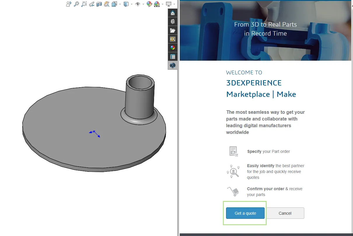 3DEXPERIENCE Marketplace Choosing Make