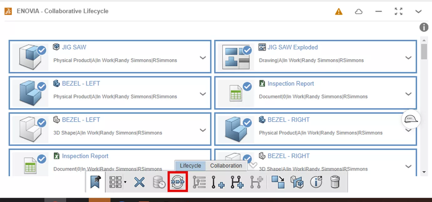 Use the Maturity Icon on the Bottom Toolbar to Release Assembly and All Related Files