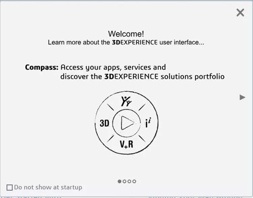 3DEXPERIENCE Welcome Popup