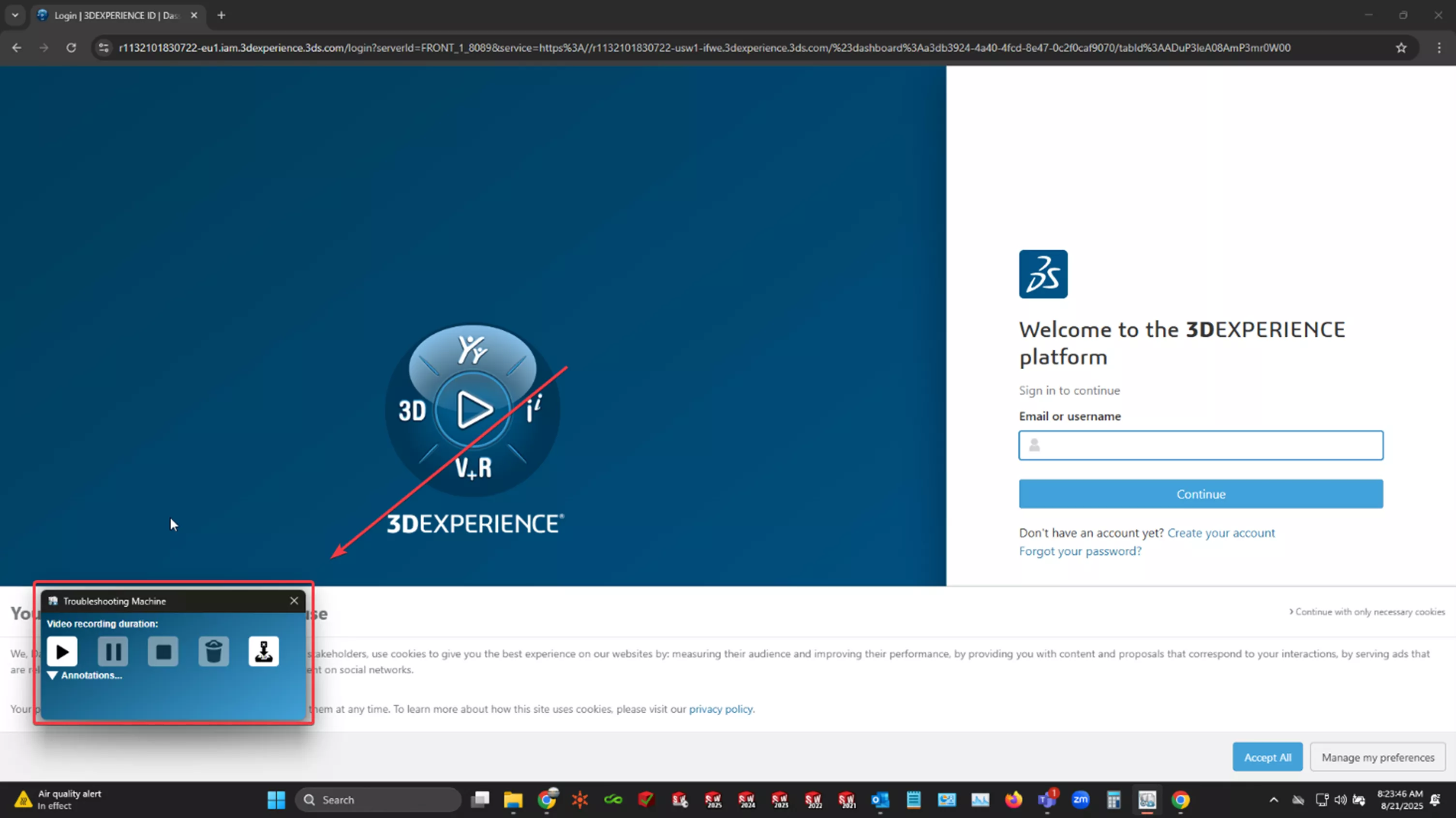 3DEXPERIENCE Problem Capture