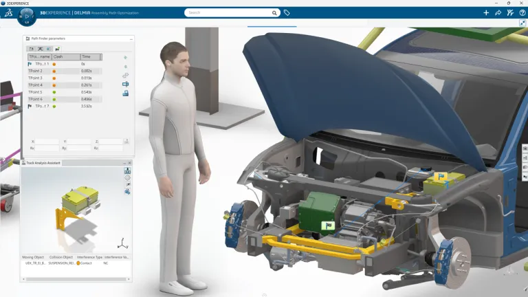 3DEXPERIENCE Process Engineering Assembly Simulation.