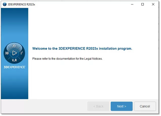 Welcome to the 3DEXPERIENCE R2023x Installation Program