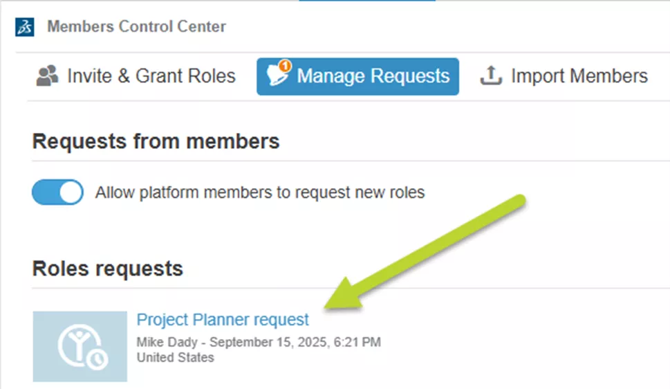 Role Requests in 3DEXPERIENCE