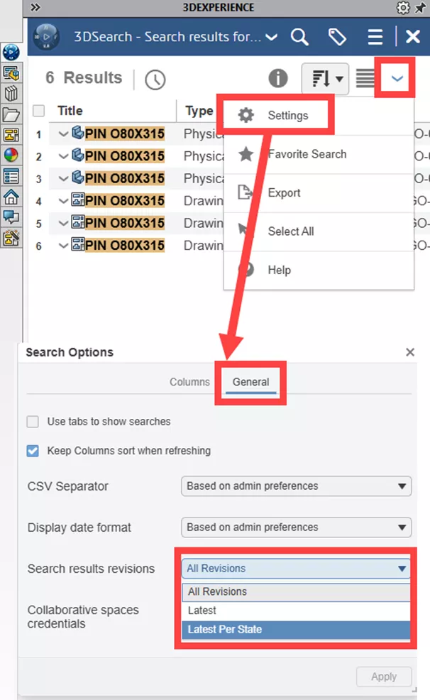 3DEXPERIENCE SOLIDWORKS Interface General Settings