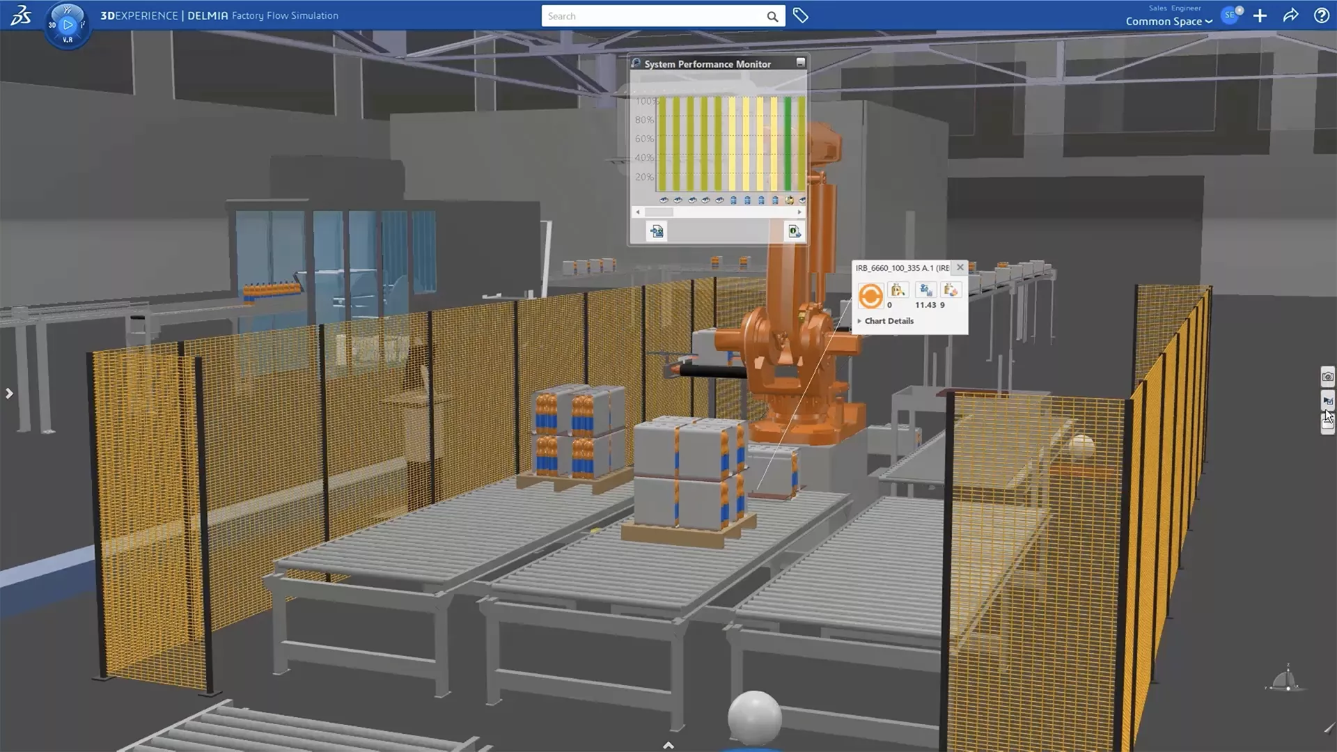 3DEXPERIENCE VIRTUAL FACTORY is a digital twin approach to manufacturing process optimization.