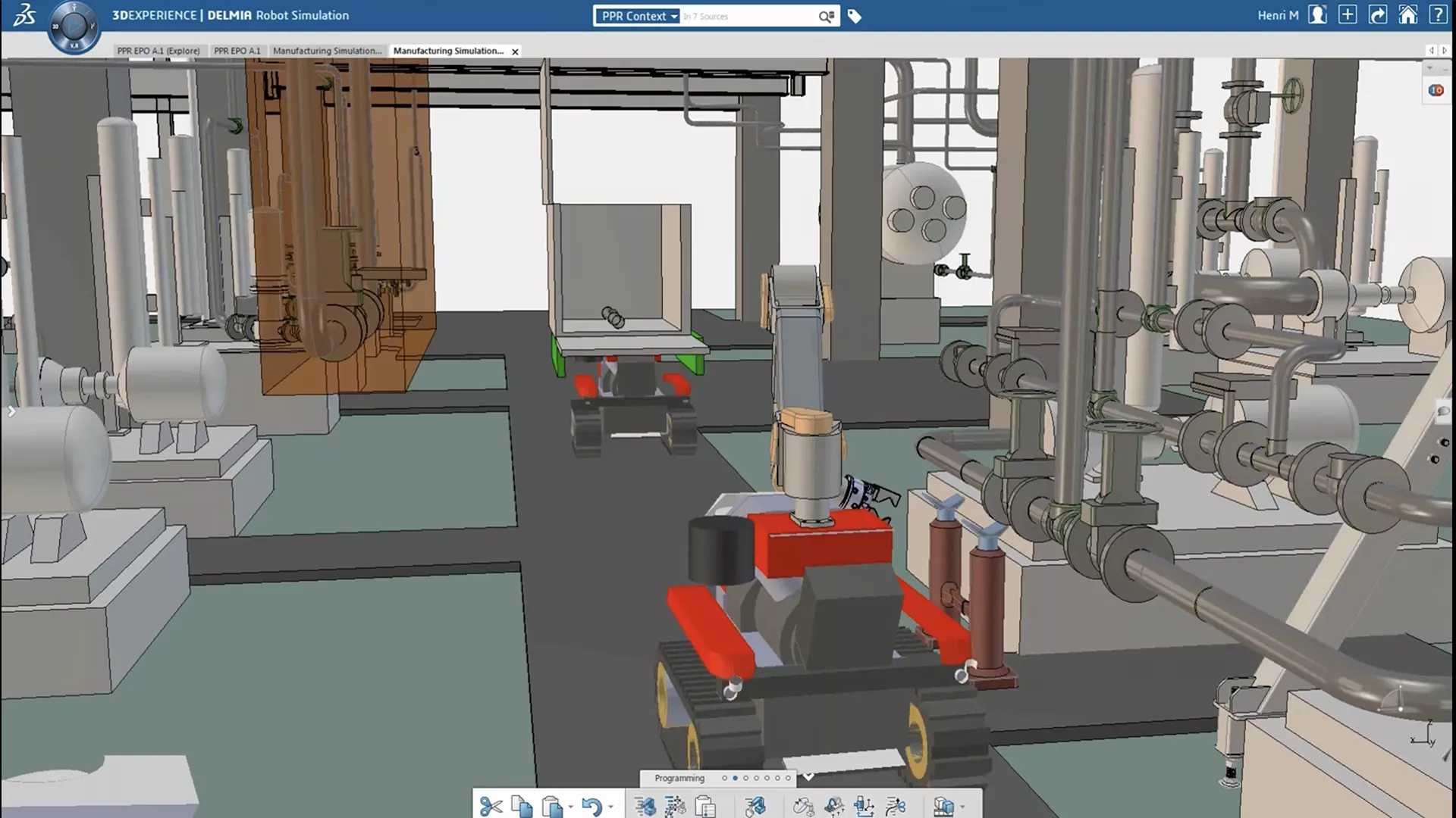 3DEXPERIENCE VIRTUAL FACTORY enables the best use of company resources.