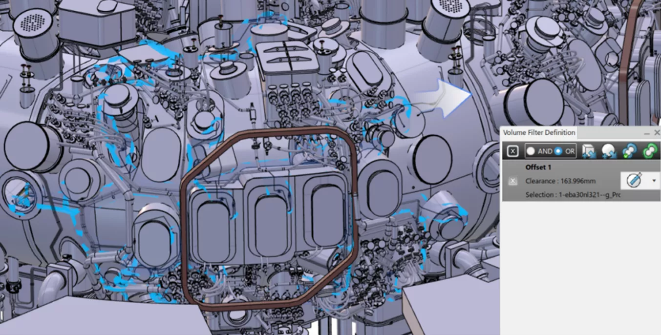 3DEXPERIENCE Volume Filter Definition Window
