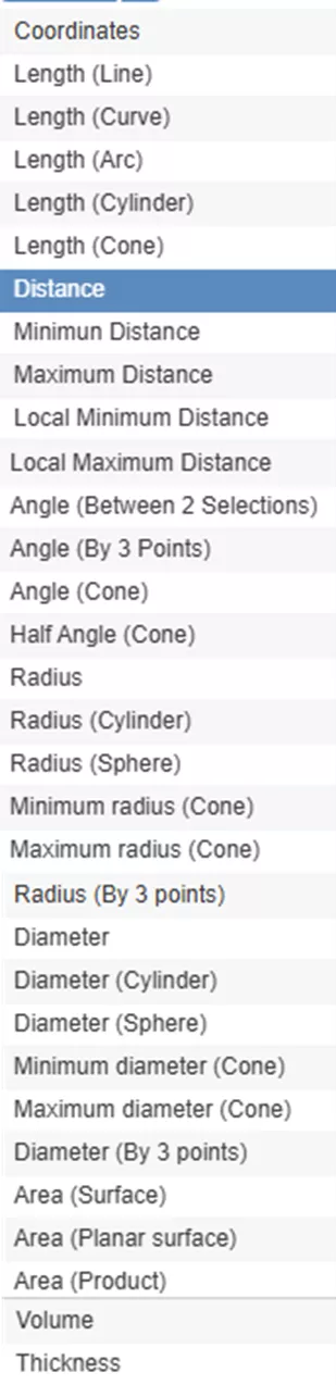 3DPlay Measurement Settings