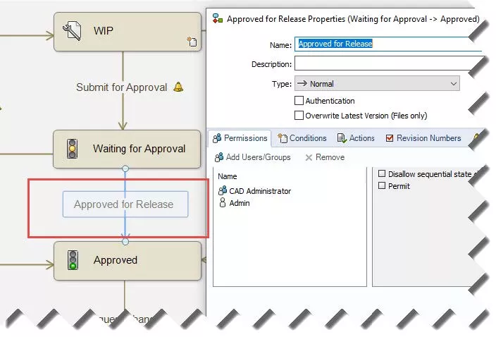 Approved For Release Option in SOLIDWORKS PDM