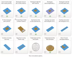 CST Studio Suite Antenna Designs