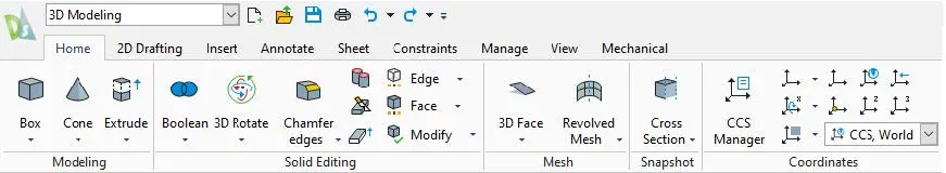 DraftSight Enterprise Plus 3D Modeling