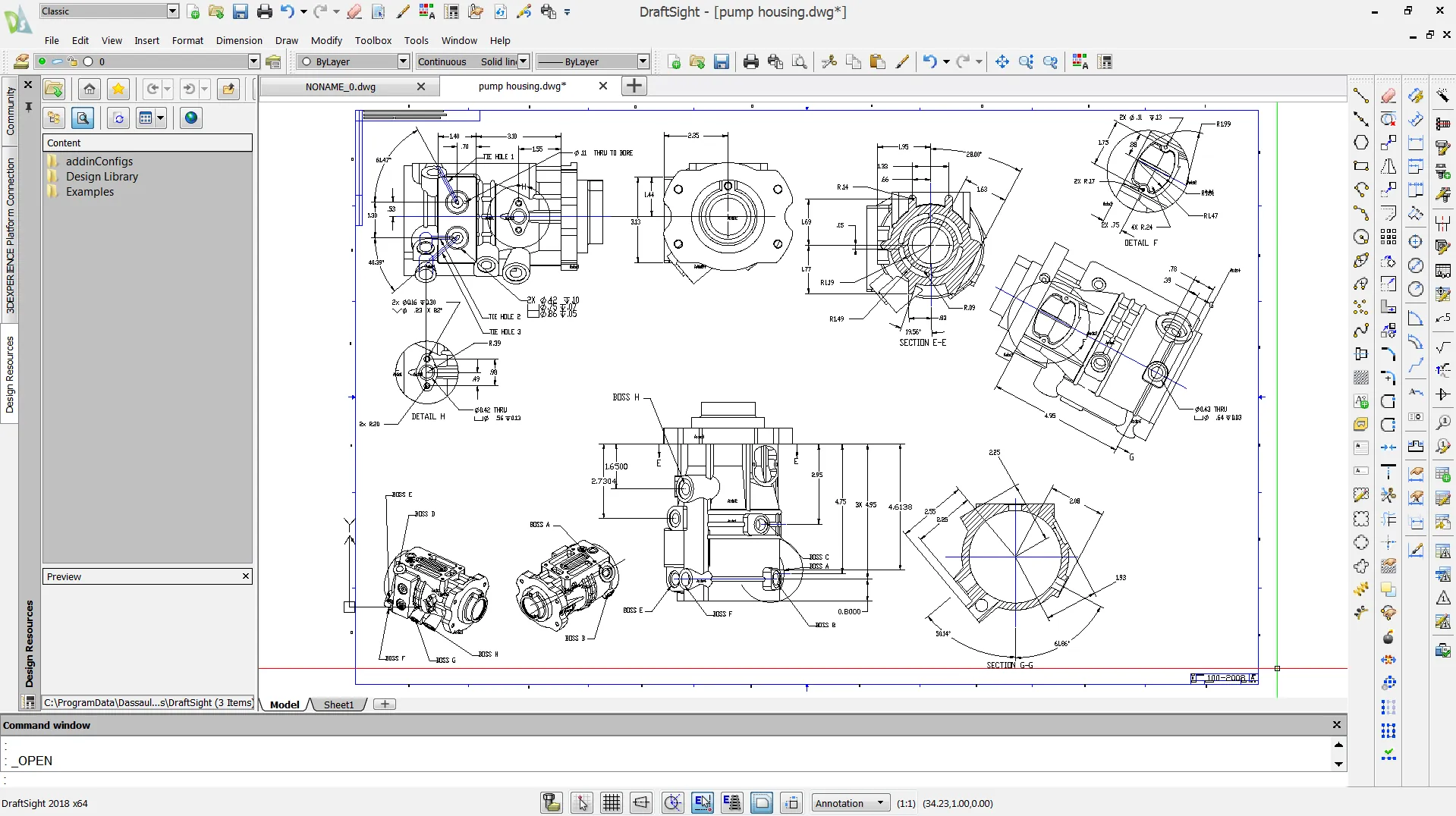 DraftSight screenshot