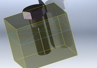 Extrude Square SOLIDWORKS Combine Feature