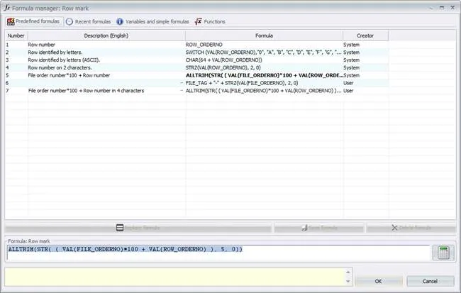 SOLIDWORKS Electrical Formula Manager