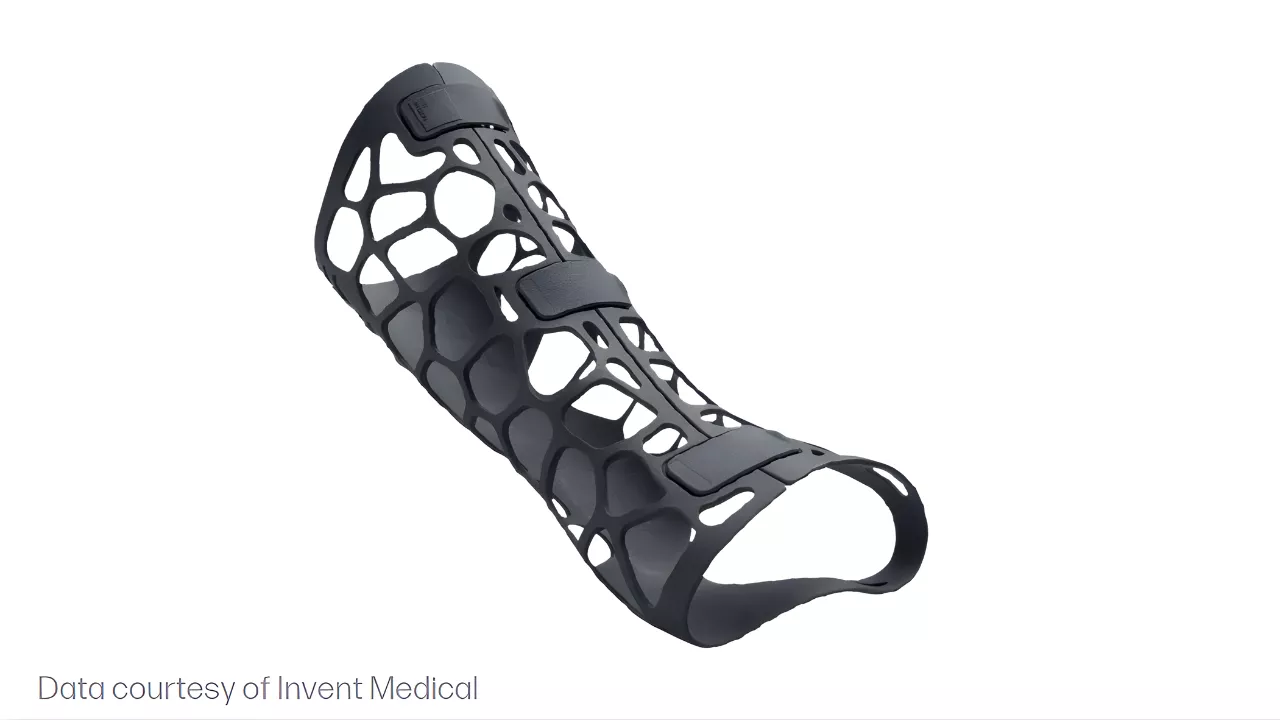 HP High Reusability PA 12 Material 3D printed Wrist Brace