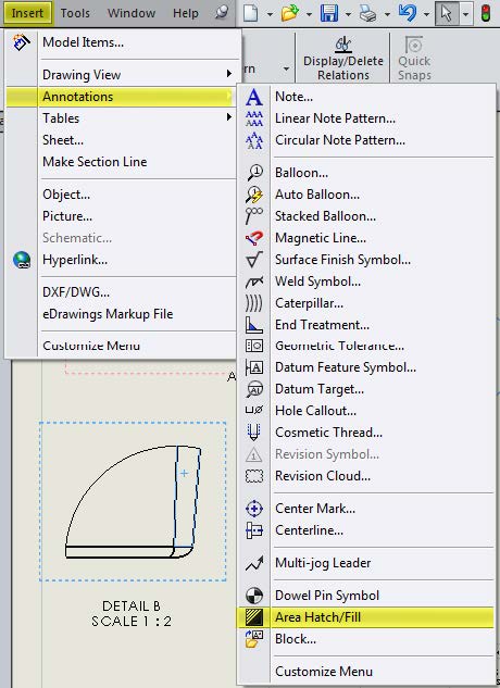 Randomize Scale for Auto Hatching in SOLIDWORKS Section Views