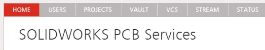 SOLIDWORKS PCB Services Interface