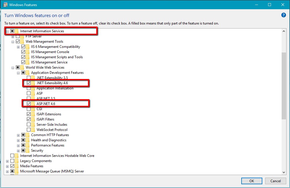Windows Features
