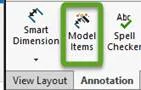 Model Items Command