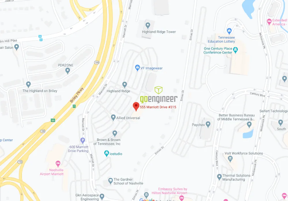 GoEngineer Nashville, Tennessee Location Map Address