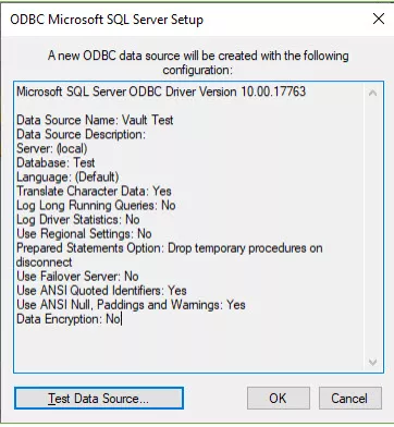 OBDC Test Data Source 