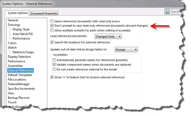 Recommended EPDM User-Controlled Settings