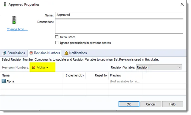 revision state properties